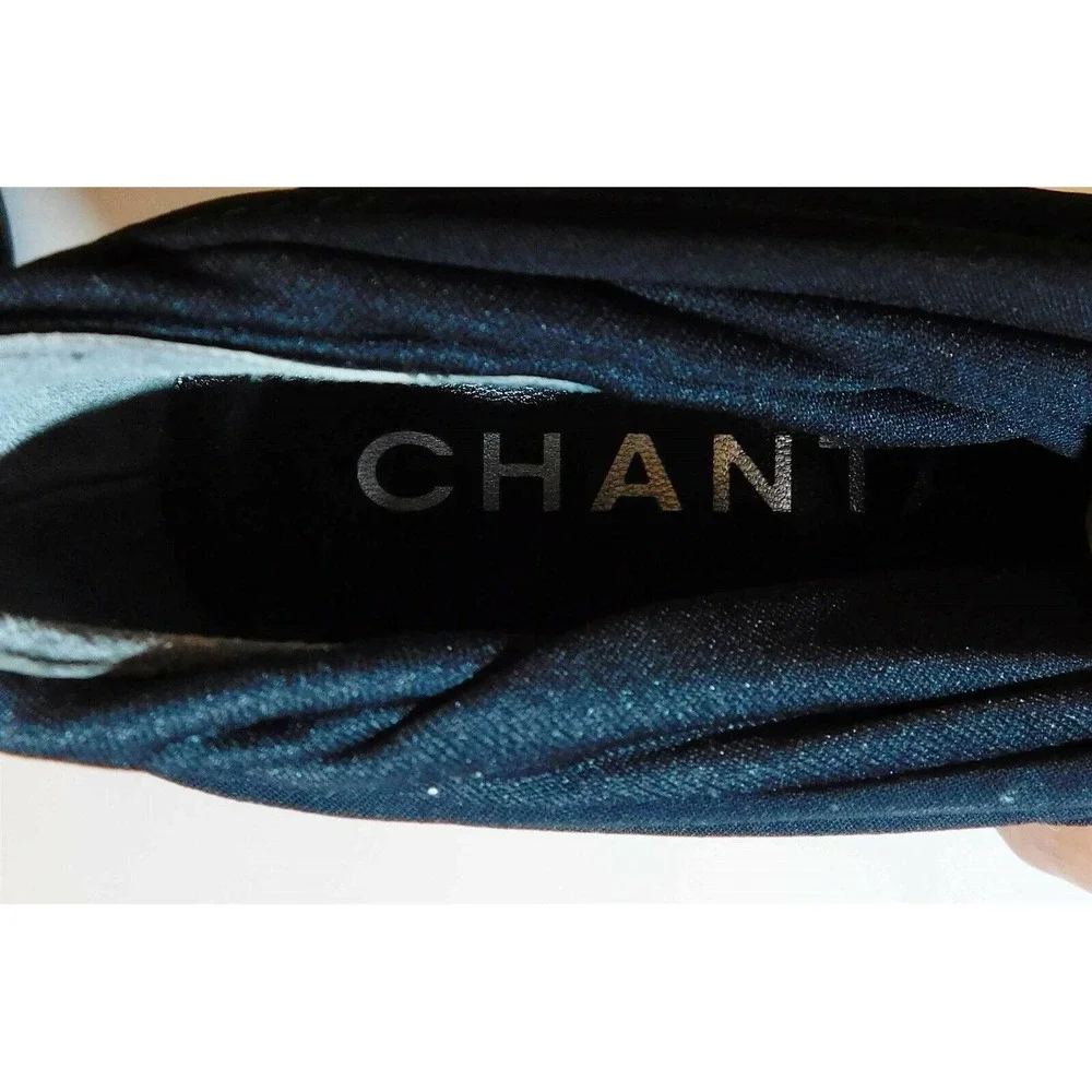 New Chantal Italy Black Stretchy Nylon Ankle Boots 9 M‎